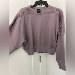Nike Women's Mauve Sweatshirt with Cutout Details